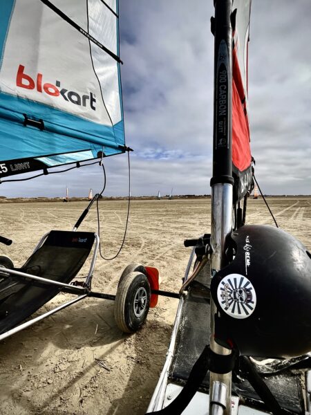 Lej en beachracer Blokart i efterårsferien på Fanø